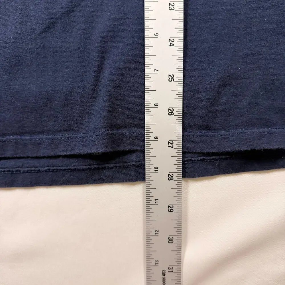 Champion Authentic Athleticwear Logo Graphic T Shirt Navy Blue Mens Size Large - Picture 4 of 6